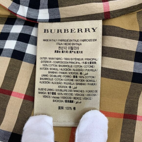 Burberry Ivory cotton trench coat - Picture 7 of 8
